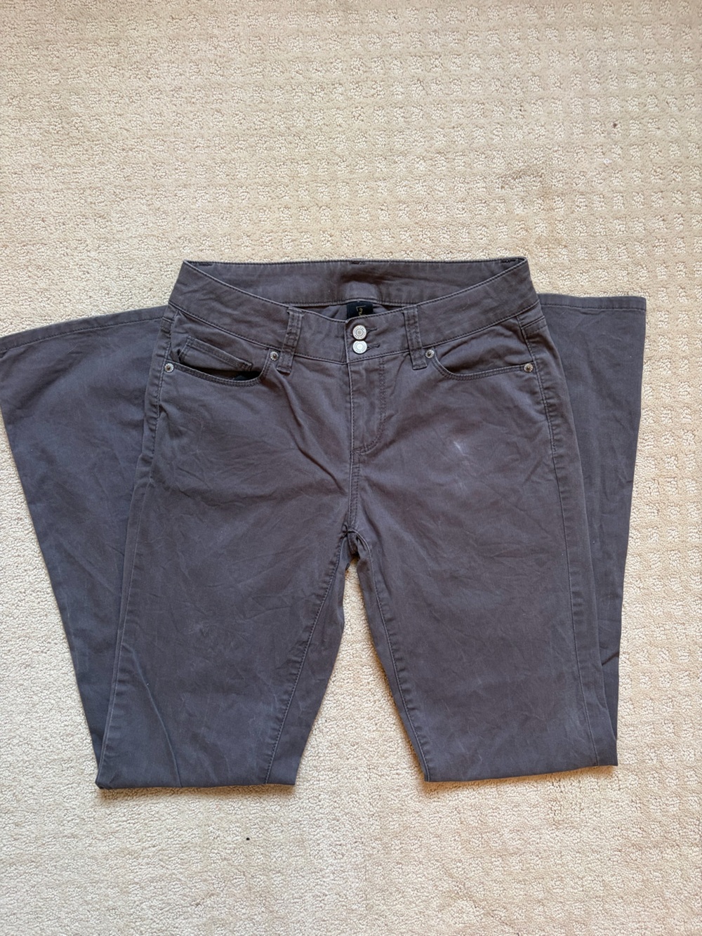 LONDONJEAN Men's Brown Relaxed Fit Jeans